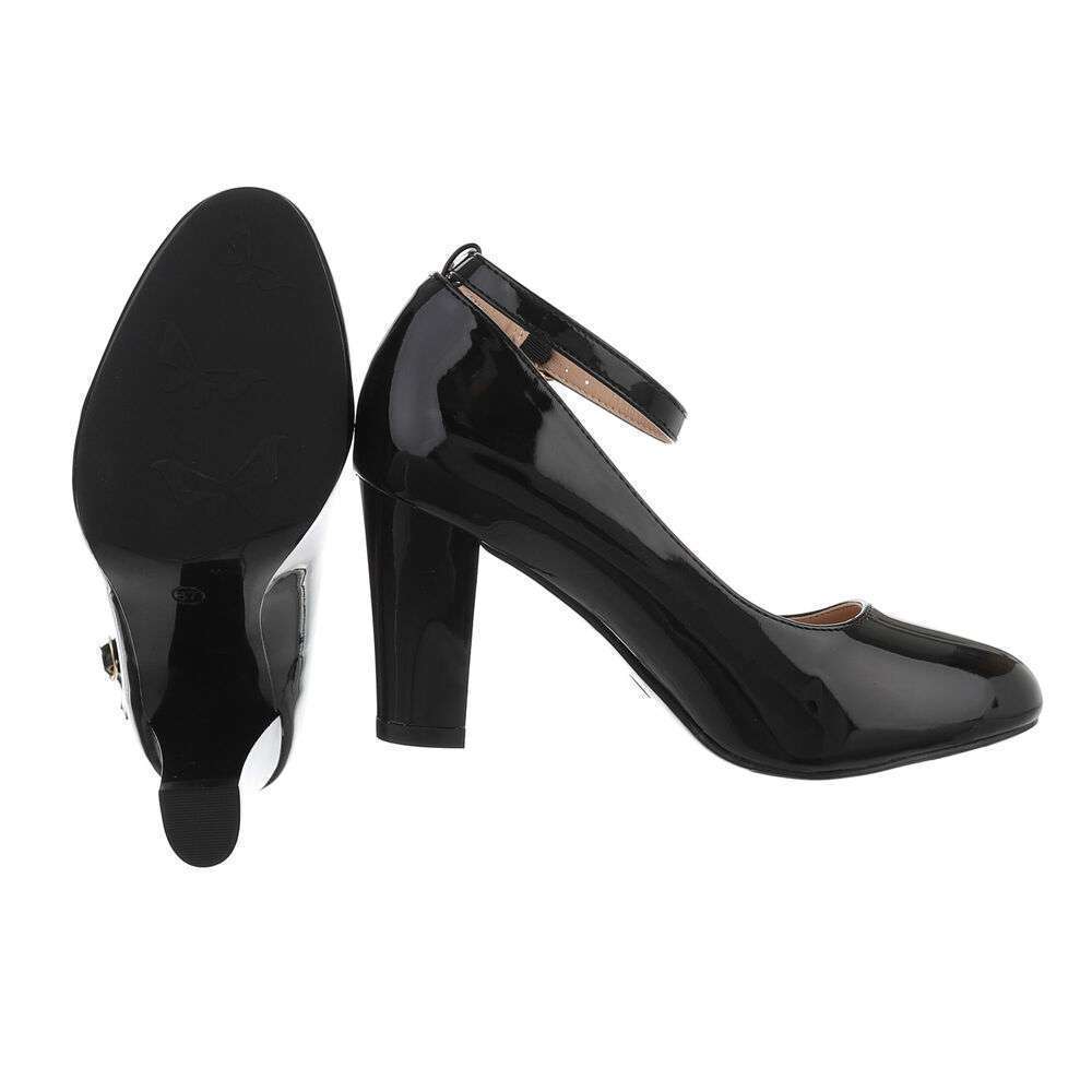 Pantofi cu toc înalt pentru femei - negru - image 2