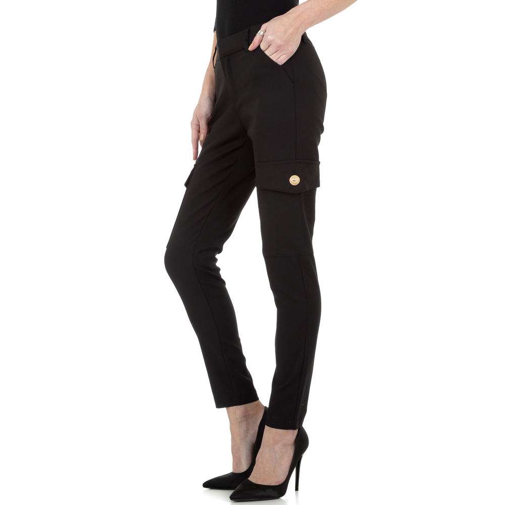 Pantaloni pentru femei de la Drole de Copine - negru - image 2