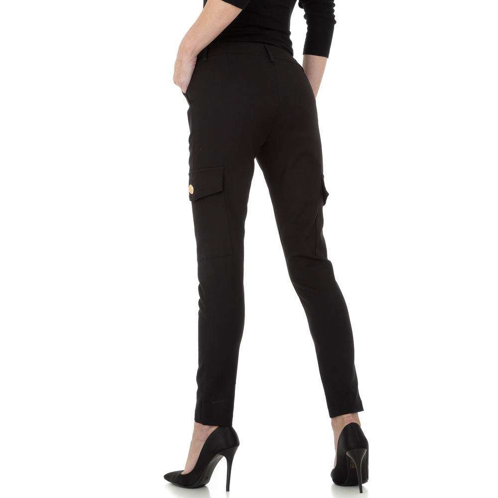 Pantaloni pentru femei de la Drole de Copine - negru - image 3