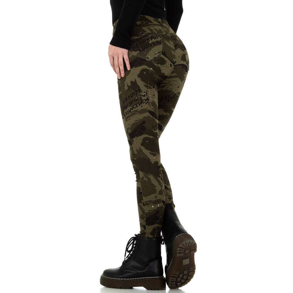 Pantaloni skinny de dama de la Daysie - verde verde - image 3