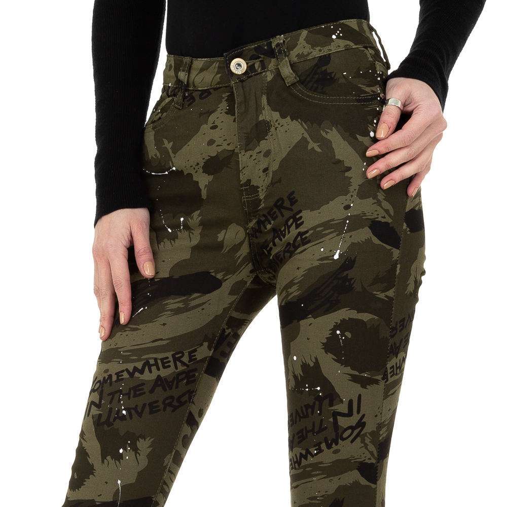 Pantaloni skinny de dama de la Daysie - verde verde - image 4