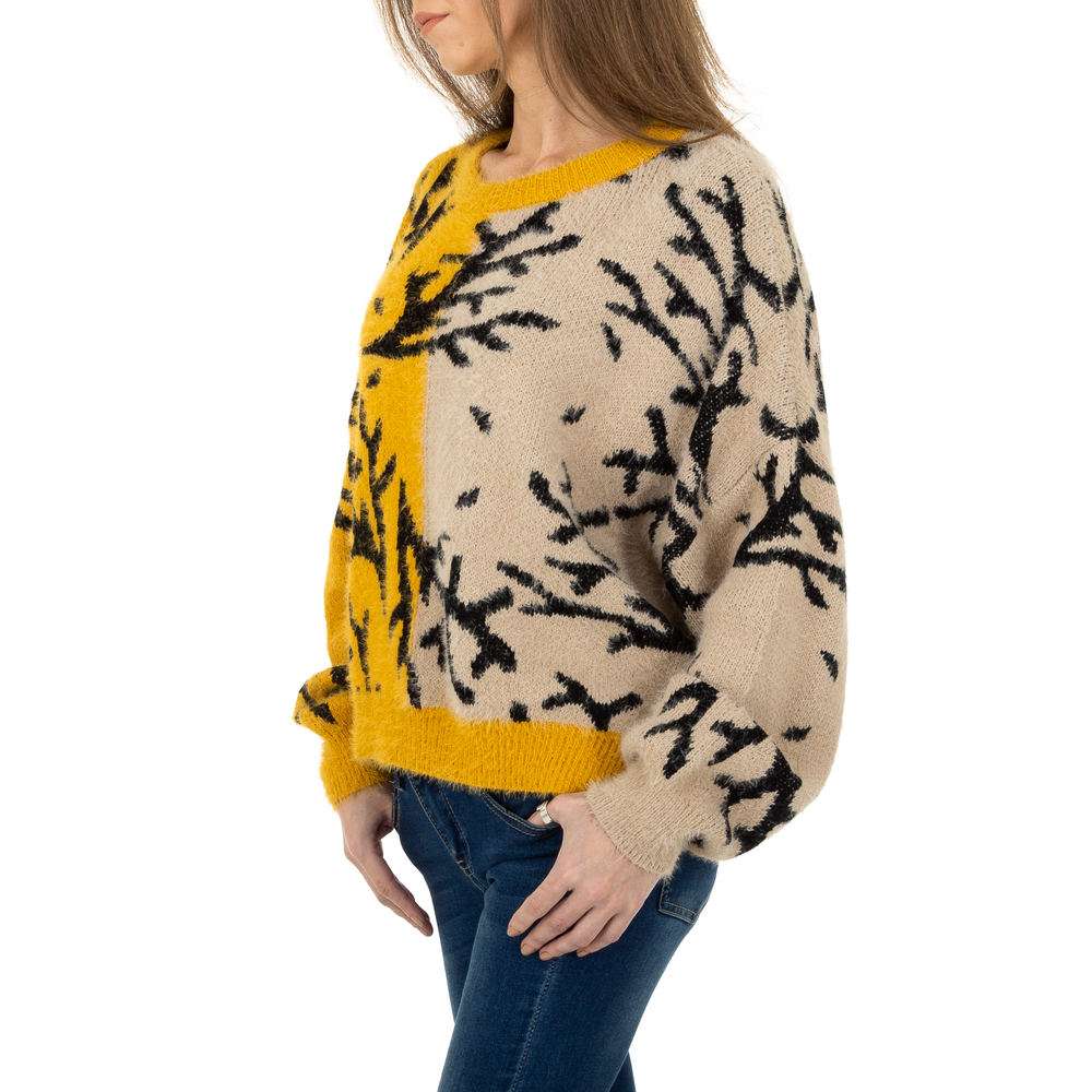 Pulover tricotat pentru femei de JCL Gr. O mărime - galben - image 2