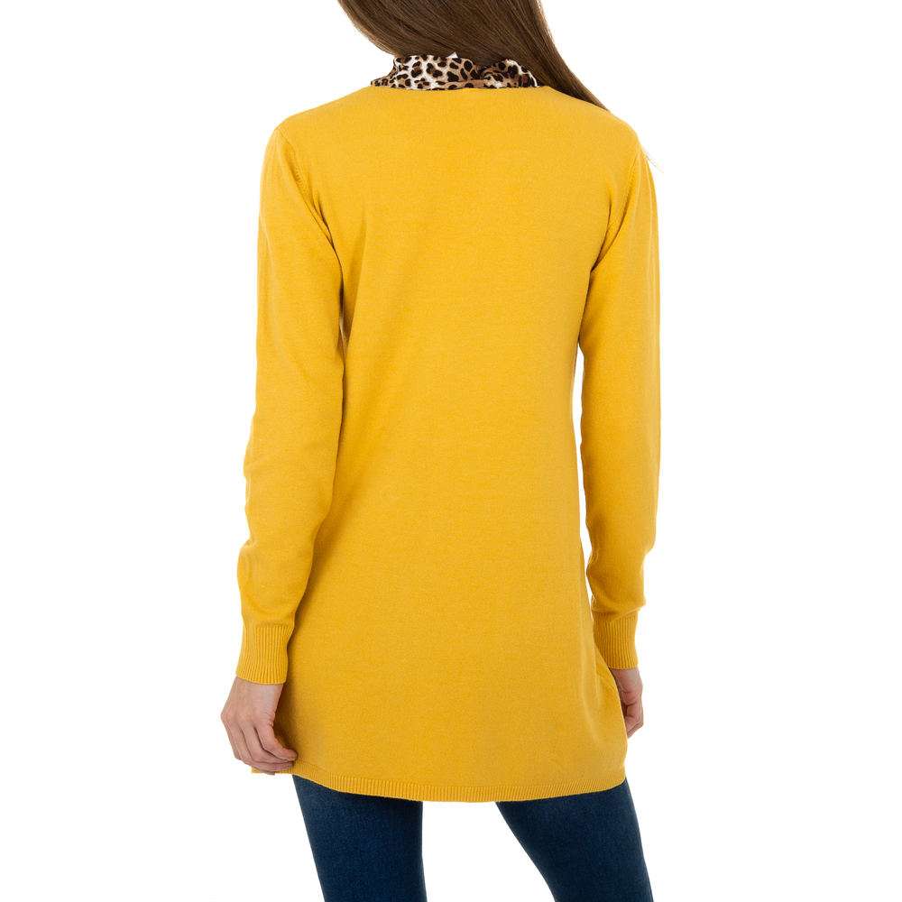Pulover lung pentru femei de CMP55 Gr. O mărime - galben - image 3