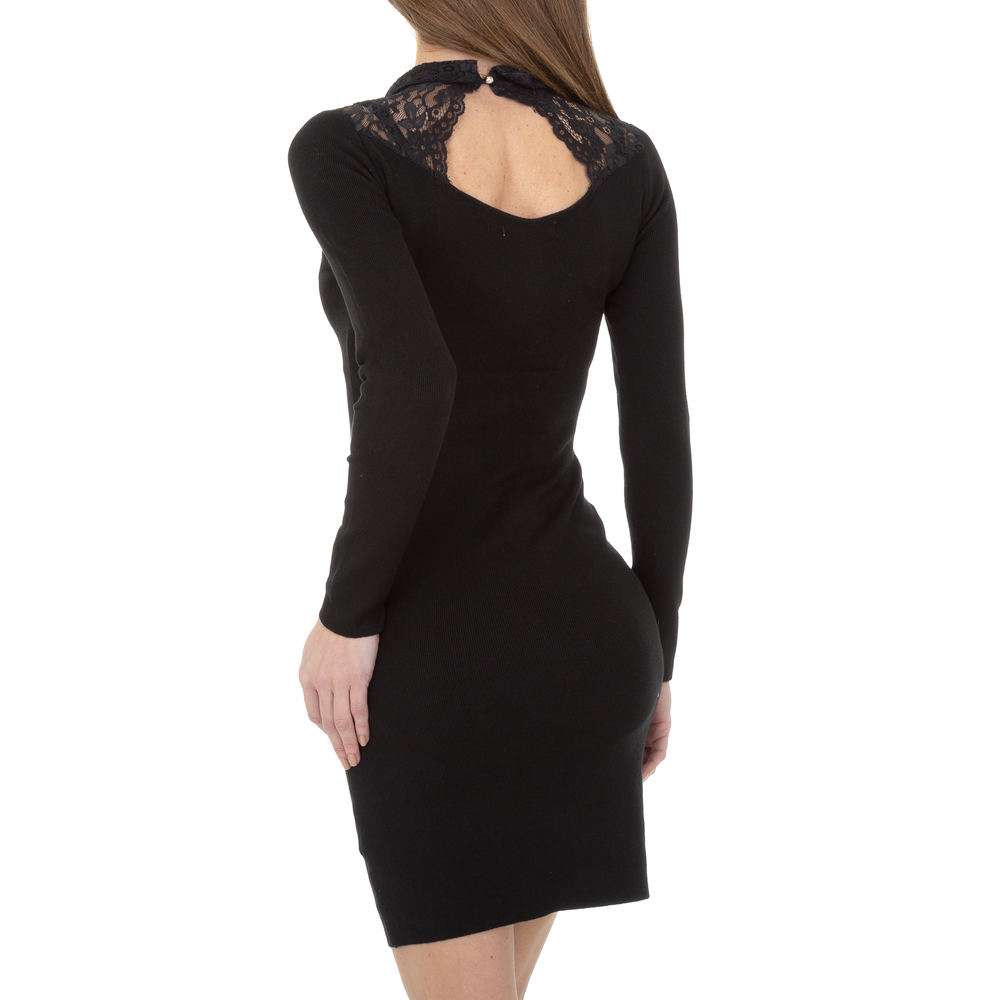 Rochie tricotată pentru femei de Whoo Fashion Gr. O singură mărime - negru - image 3