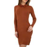 Damen Strickkleid von Whoo Fashion Gr. One Size - brown