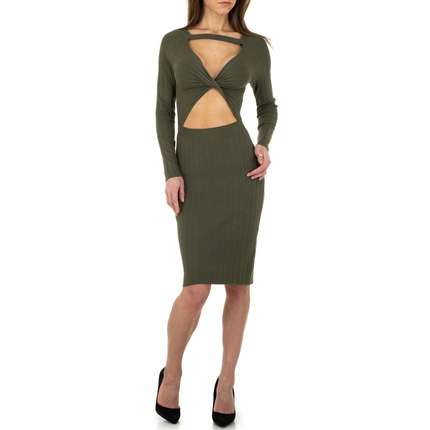 Damen Strickkleid von Whoo Fashion Gr. One Size - green