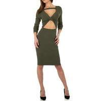 Damen Strickkleid von Whoo Fashion Gr. One Size - green