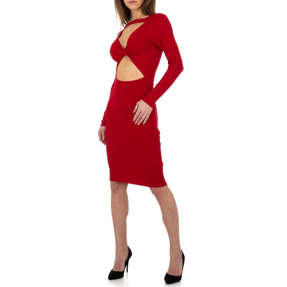 Rochie tricotată pentru femei de Whoo Fashion Gr. O singură mărime - roșu - image 2