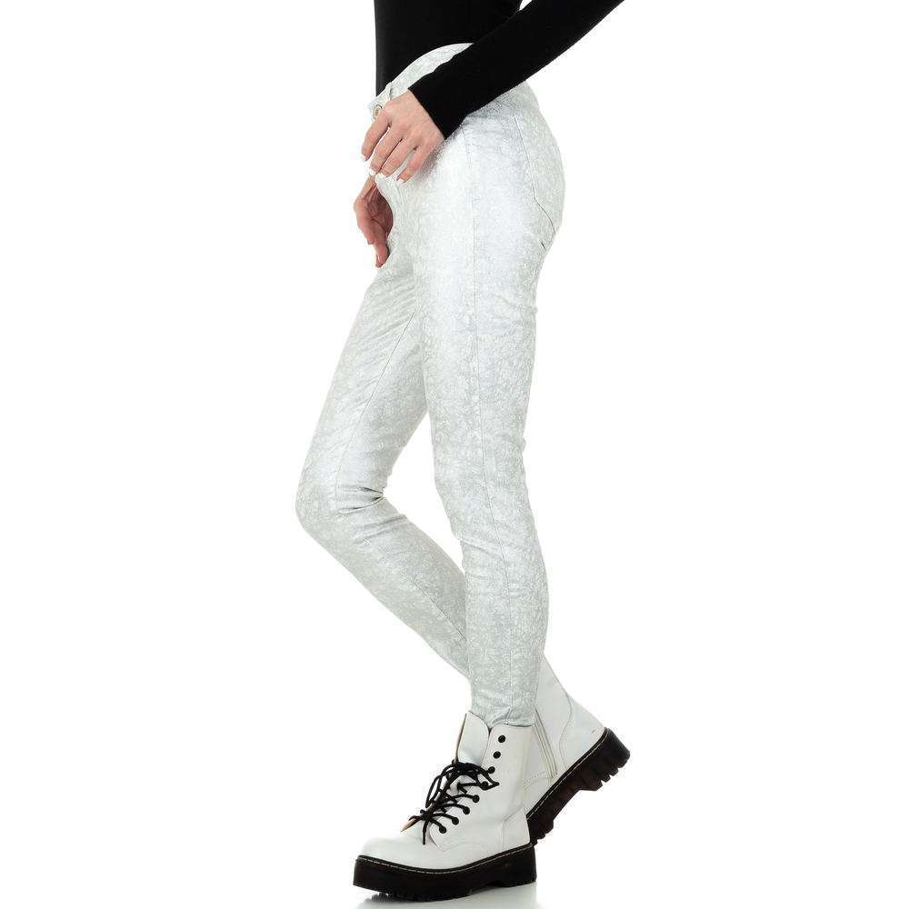 Pantaloni skinny pentru femei de la Redial Denim Paris - argintiu - image 2