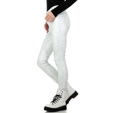 Damen Skinny-Hose von Redial Denim Paris - silver