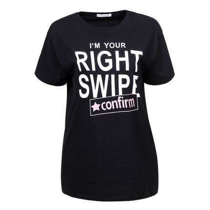 Damen T-Shirt von Glo Story - black