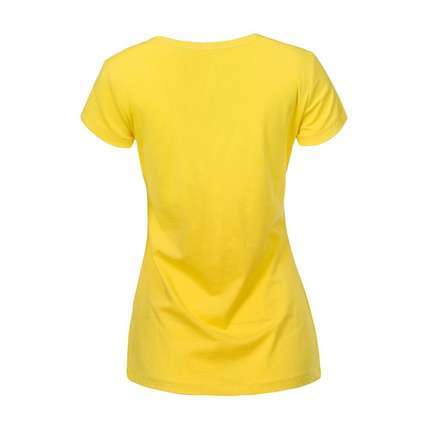Damen T-Shirt von Glo Story - yellow