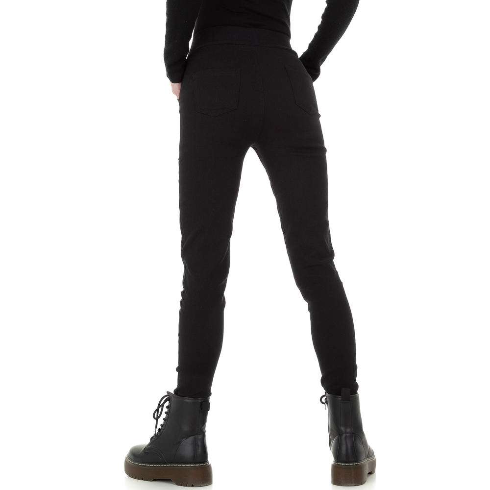 Pantaloni skinny pentru femei de Holala Fashion - negri - image 3