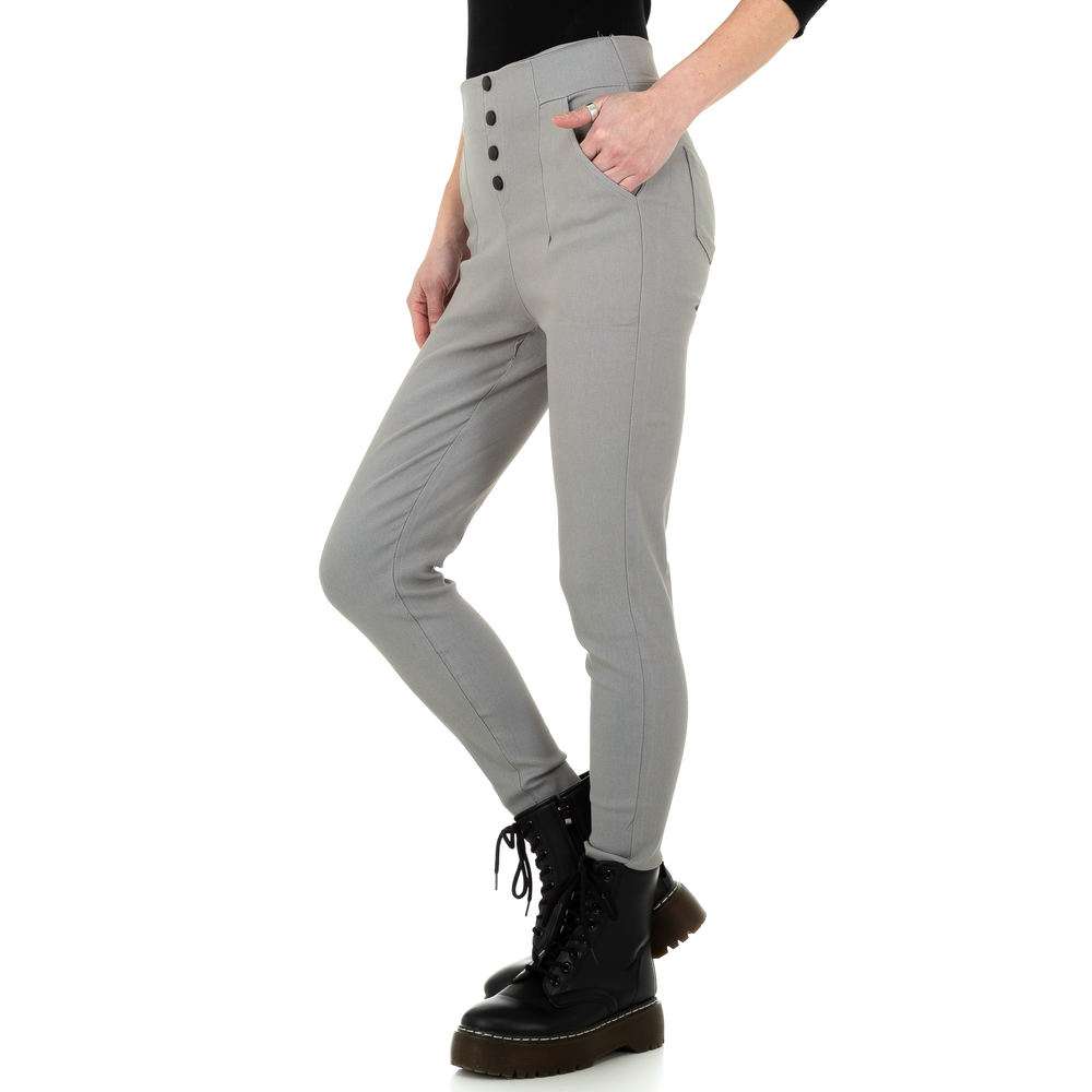 Pantaloni skinny pentru femei de Holala Fashion - gri - image 2