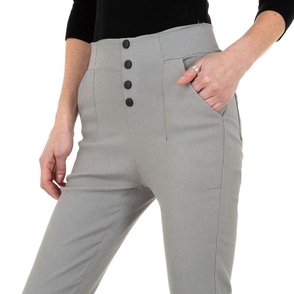 Pantaloni skinny pentru femei de Holala Fashion - gri - image 4