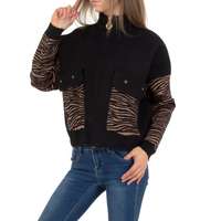 Damen bergangsjacke von JCL Gr. One Size - black