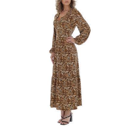 Damen Maxikleid von JCL - leopard