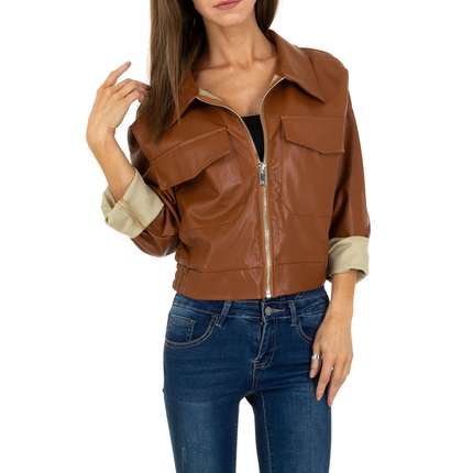 Damen bergangsjacke von JCL - brown