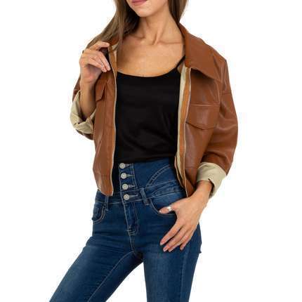 Damen bergangsjacke von JCL - brown