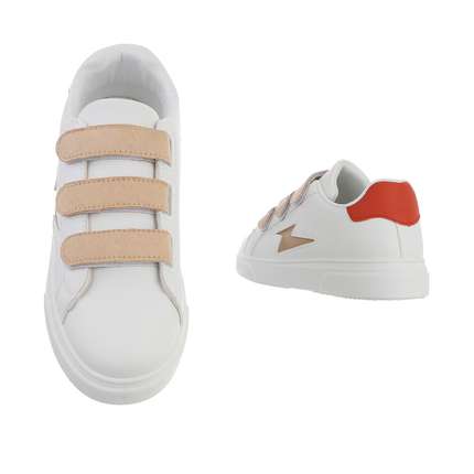 Damen Low-Sneakers - whitebeige