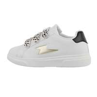 Damen Low-Sneakers - whiteleopard