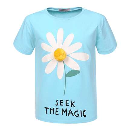 Mdchen T-shirt von Glo Story - turkis
