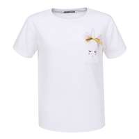 Mädchen T-shirt von Glo Story - white