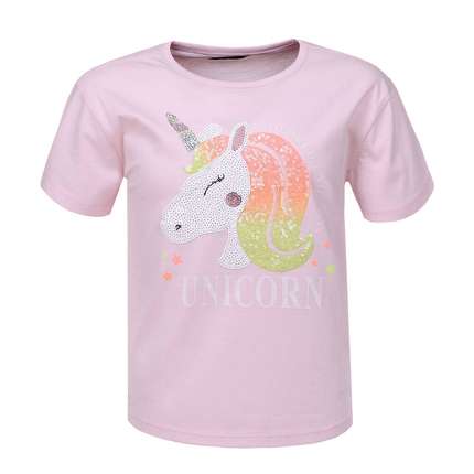 Mädchen T-shirt von Glo Story - rose