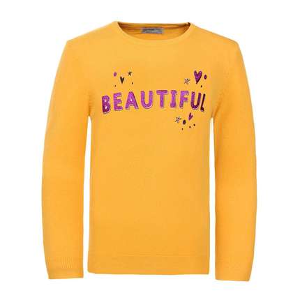 Mädchen Pullover von Glo Story - yellow