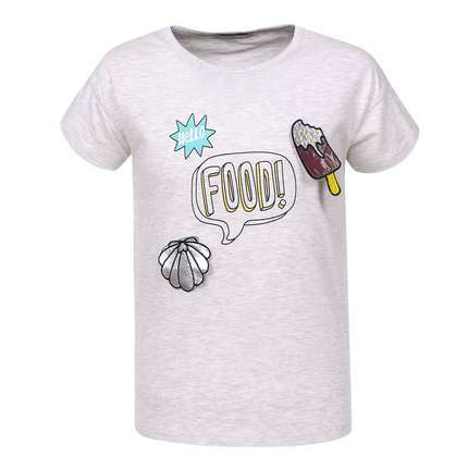 Mädchen T-shirt von Glo Story - L.grey