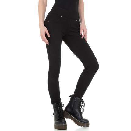 Damen Skinny-Hose von M. Sara Denim Gr. XS/34 - black