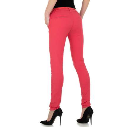 Damen Chinos von M. Sara Denim - pink