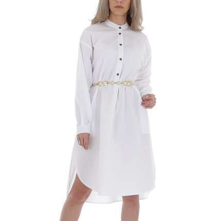 Damen Blusenkleid von JCL Gr. One Size - white