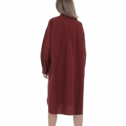 Damen Blusenkleid von JCL Gr. One Size - wine