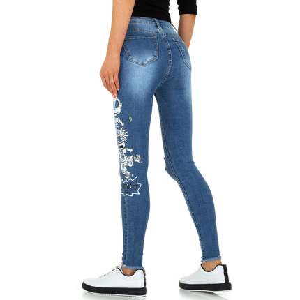 Damen High Waist Jeans von Daysie - blue