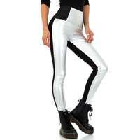 Damen Hose in Lederoptik von Naumy Jeans - blacksilver