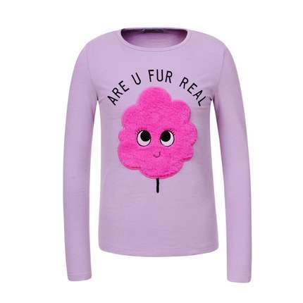 Mädchen Langarmshirt von Glo Story - lila