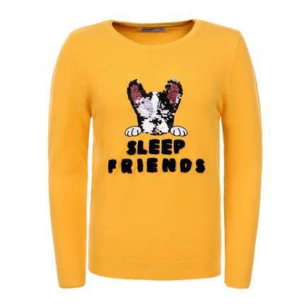 Mädchen Pullover von Glo Story - yellow