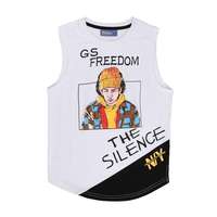 Jungen T-shirt von Glo Story - white