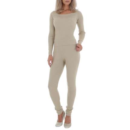 Damen Jogging- & Freizeitanzug von Emma&Ashley Design Gr. M/L - beige