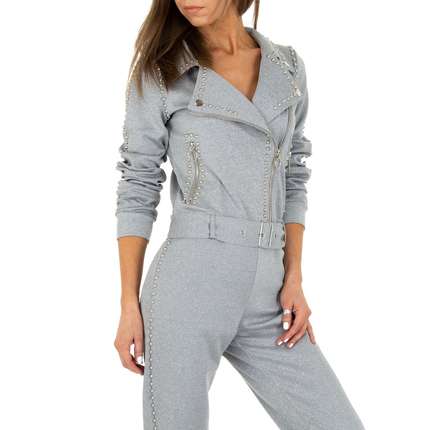 Damen Langer Jumpsuit von Emma&Ashley Design - grey