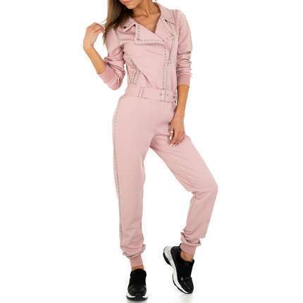 Damen Langer Jumpsuit von Emma&Ashley Design - pink
