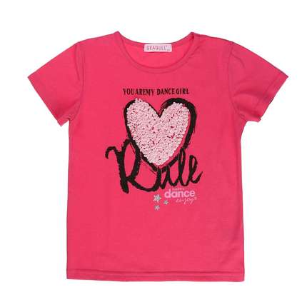 Mädchen T-shirt von Seagull - pink