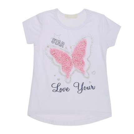Mädchen T-shirt von Seagull - white
