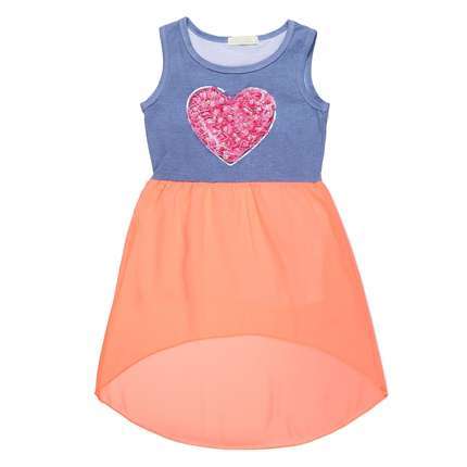 Mädchen Kleid von Seagull - coral