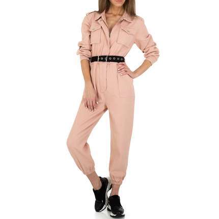 Damen Langer Jumpsuit von See See Denim Gr. S/36 - rose