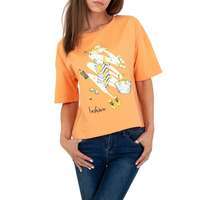 Damen T-Shirt von Glo Story - orange