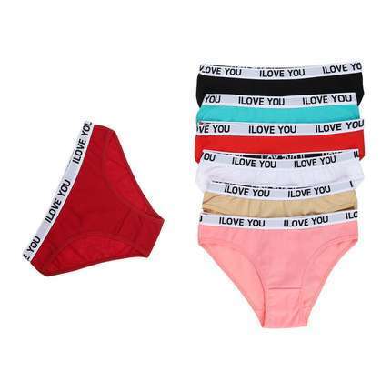 Damen Unterwsche beige, black, DK.red, red, rose, turkis, white - 24 Stck