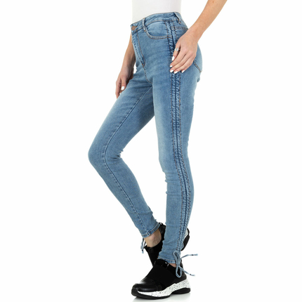 Damen Skinny Jeans von Laulia - blue