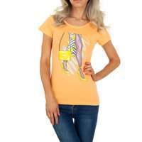 Damen T-Shirt von Glo Story - orange